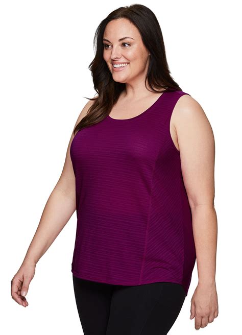 Rbx Rbx Active Womens Plus Size Relaxed Super Soft Mesh Tank Top