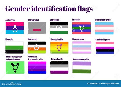 Lgbt Gay Flags Flat Vector Illustration Homosexual Couple Pride