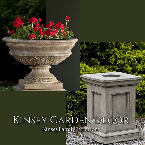 Coachhouse Urn Planter On Pedestal Stand Kinsey Garden Decor