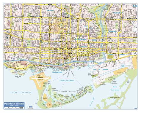 Map Of Downtown Toronto
