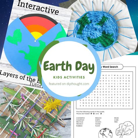 Earth Day Kids Activities Diy Thought