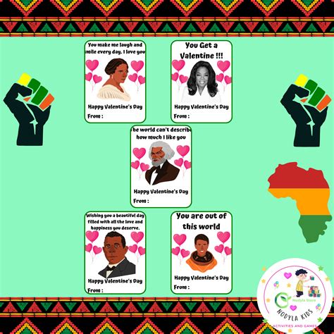 Black History Valentines Day Cards Made By Teachers