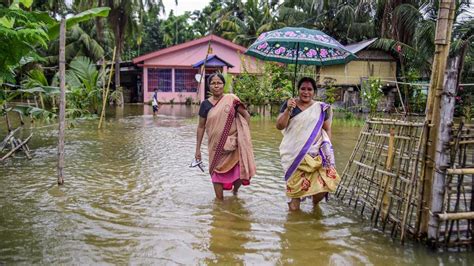 Photos Floods Wreak Havoc In Assam 15 Dead Over 40 Lakh Affected