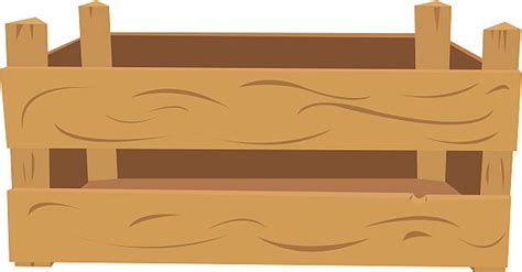 Wood Crate Clip Art Vector Images And Illustrations Istock