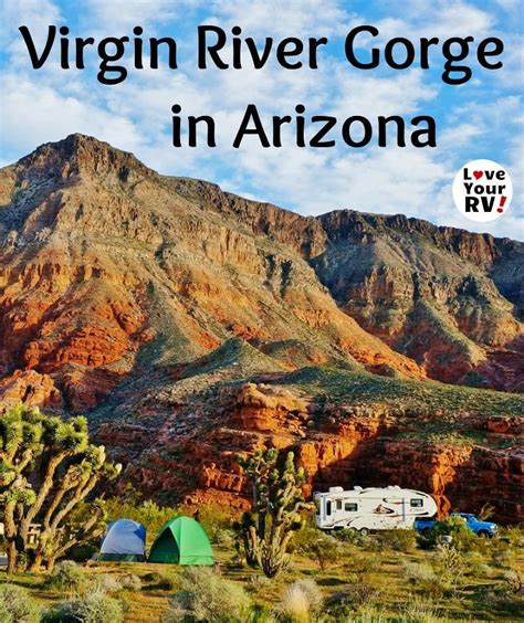Super Scenic Camping In The Virgin River Gorge
