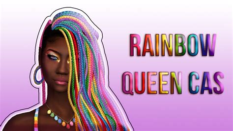 Rainbow Cas The Sims 4 Create A Sim Youtube