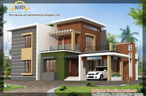 Contemporary Home Elevation 1915 Sq Ft Kerala Home