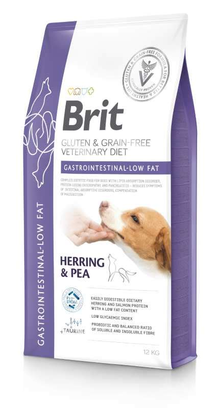 Brit Gf Vd Dog Gastro Intestinal Low Fat 12kg Trudos Pet Products