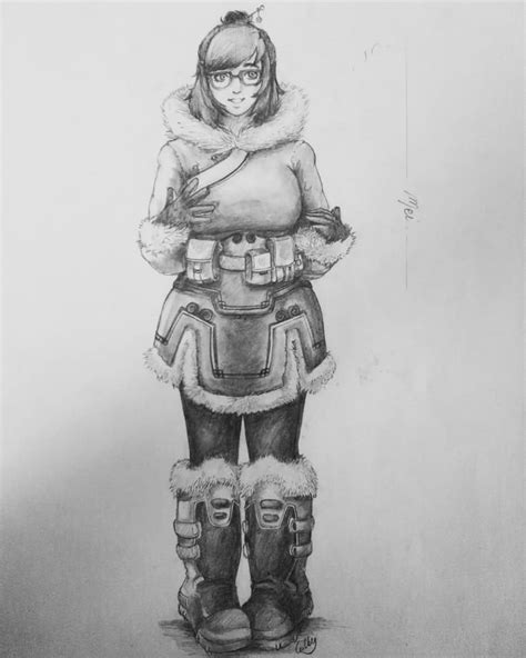 My Drawing Of Mei Overwatch 9gag