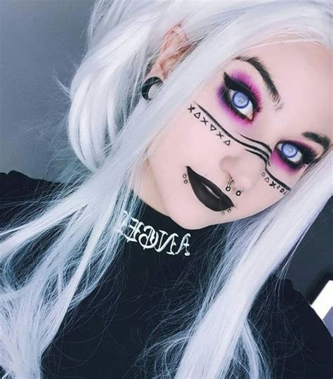 Pin By Angela Jean On Goth Of Fantasy Makeup Scene Makeup Emo Makeup