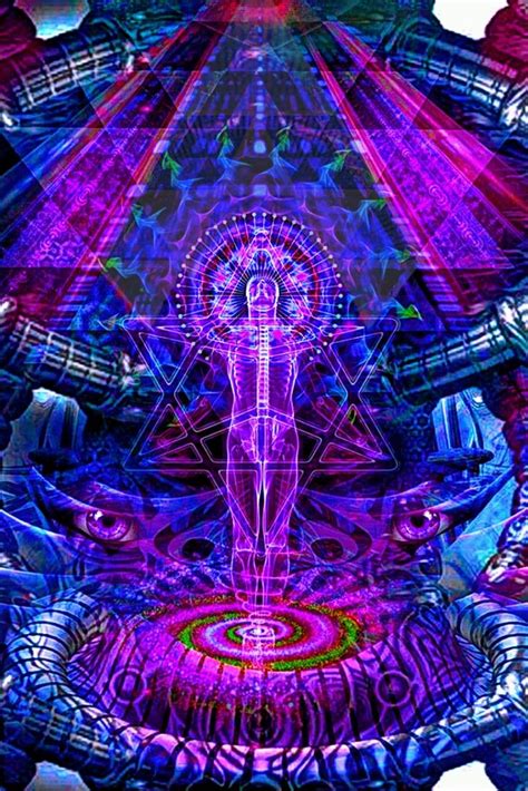 Pin By Blated On Sacred Geo Psychedelic Art Trippy Wallpaper Art