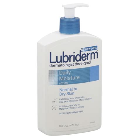 Lubriderm Lotion Daily Moisture Normal To Dry Skin 16 Fl Oz 473 Ml
