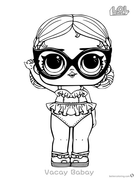 Lol Surprise Doll Babies Coloring Pages