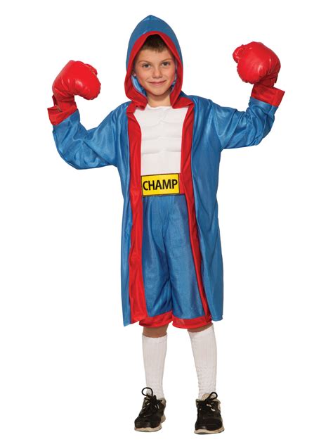 Because this box will rest on the torso shoulders, your head never actually makes contact with anything inside the box and this is why supports are required. Boys Boxer Costume Deluxe - 2018 Boys Costumes | Costume SuperCenter