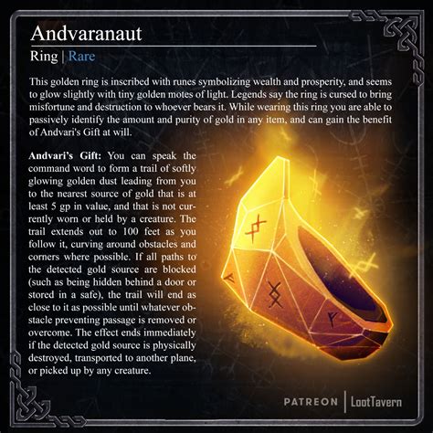 Loot Tavern Creating Awesome Homebrew Magic Items To Spice Up Your