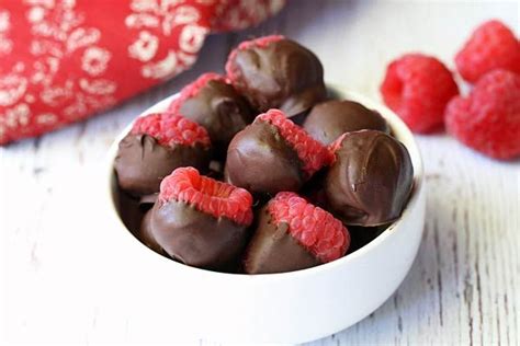 Chocolate Covered Raspberries Healthy Recipes Blog Raspberry