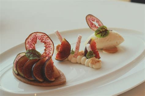 Fine dining dessert, strawberry ice cream, poppy seed mousse. 3 of the Best Vegetarian Fine Dining Menus in Hong Kong ...