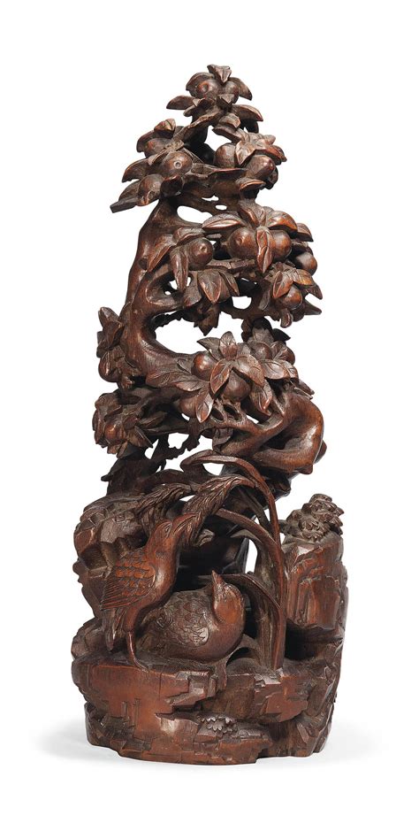A Chinese Bamboo Carving 19th Century Christies
