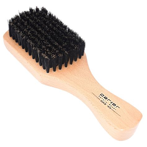 Boar Bristle Hair Brush With Beechwood Handle • Parker Shaving