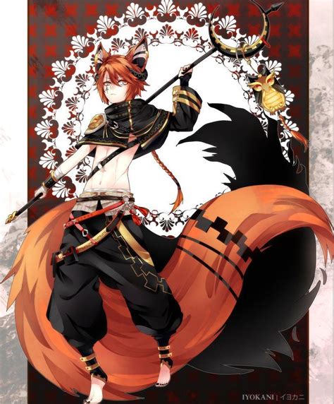 The Son Of The Demon Fox Anime Fox Boy Anime Furry Character Art