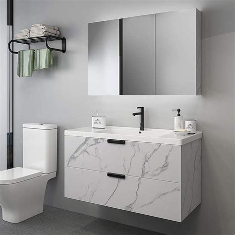 Luxury Modern 24 36 Floating Bathroom Vanity Wall Mount Single Sink