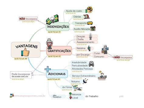 Mapas Mentais para concursos Servidor público Concurso Concurso inss