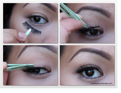 False lashes should be applied last. How To Apply Fake Eyelashes