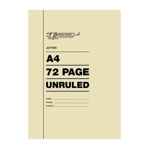 College Exercise Book A Pg Unruled Uhq