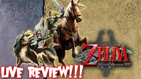 The Legend Of Zelda Twilight Princess Hd Wii U Live Review Youtube