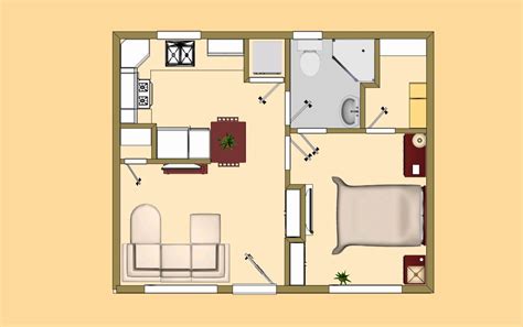 Small House Plans Under 500 Sq Ft New Decor Printable House Plan With