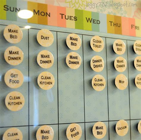 That Forthright Girl Adult Chore Chart