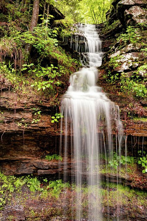 Devils Den State Park Waterfall Northwest Arkansas Photograph By