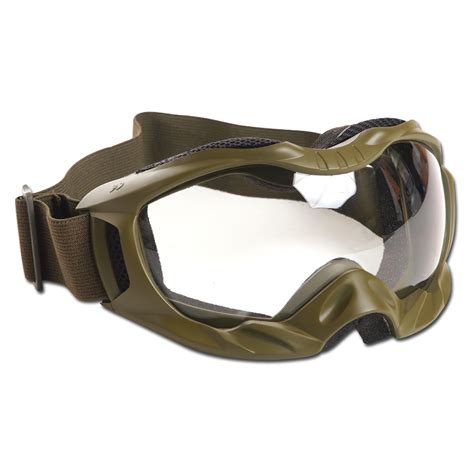 Goggle Mil-Tec Tactical Attack olive green | Goggle Mil-Tec Tactical Attack olive green ...