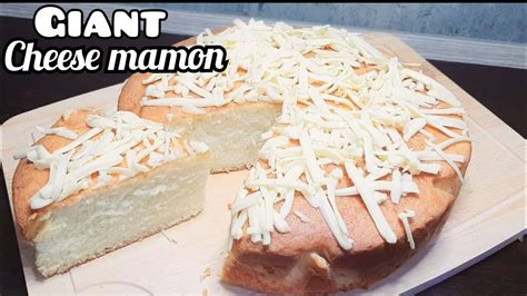 Giant Cheese Mamon Soft And Fluffy Easy To Make So Delicious 😋 Howto