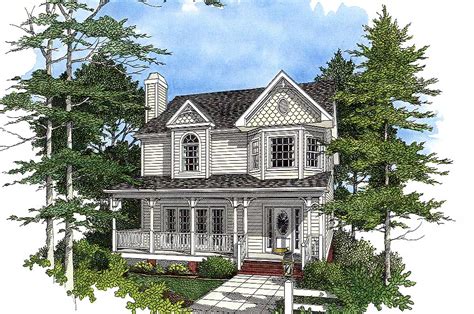 The exterior steals the eye with flourishes such as window ornamentation. Victorian Style Design - 2023GA | Architectural Designs ...