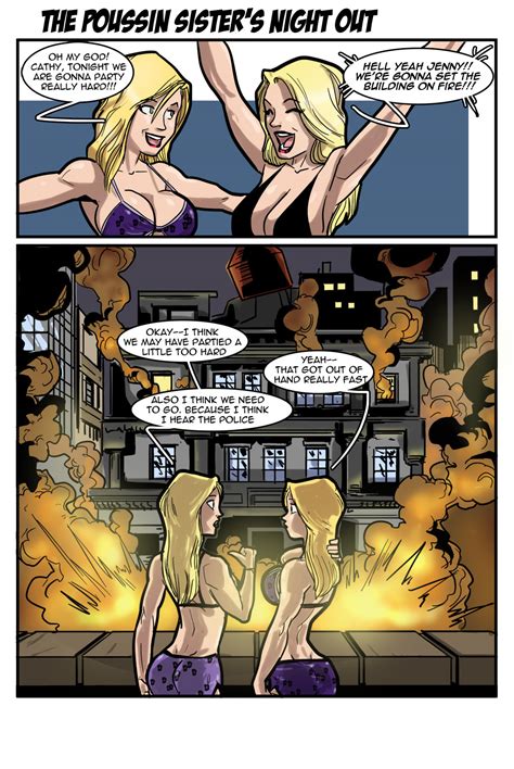 Poussin Sisters Night Out By Rabies T Lagomorph Hentai