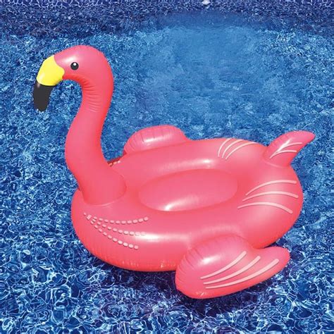 Intex Mega Giant Pink Inflatable Flamingo Piscine Float Island Ride On Lounger Lilo Bouées Et