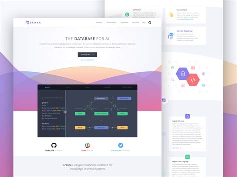 Integrated email marketing, autoresponders, and landing pages let you automate essential tasks and launch effective marketing campaigns. Grakn Project - Landing page