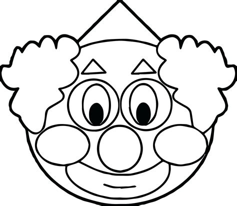 Clown Face Drawing Free Download On Clipartmag