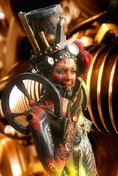 Steampunk Bodypainting And Prosthetics Steampunk Dirigibles Mascaras