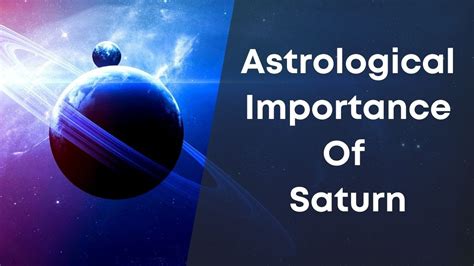 Astrological Importance Of Saturn Get The Maximum Blessings From