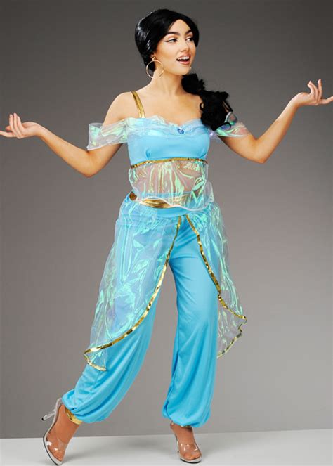 Womens Deluxe Princess Jasmine Style Costume Ubicaciondepersonascdmxgobmx