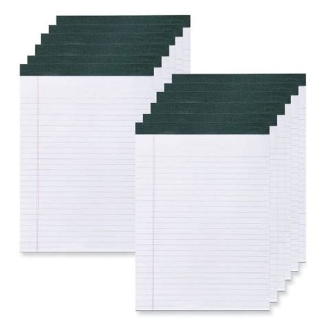 New Roaring Spring Recycled Legal Pad Wide Legal Rule White X Sheets Dozen