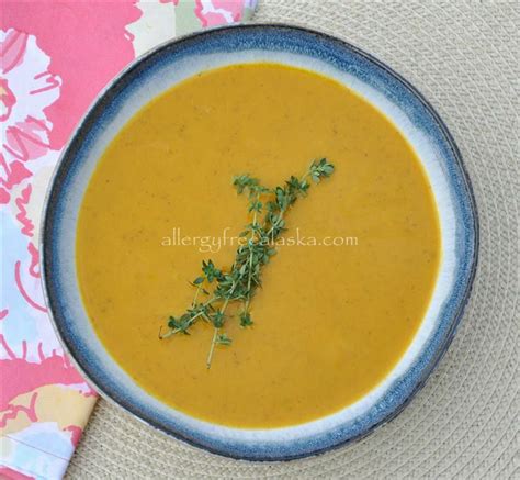 Hearty Curried Carrot Soup Vegan Allergy Free Alaska Curried