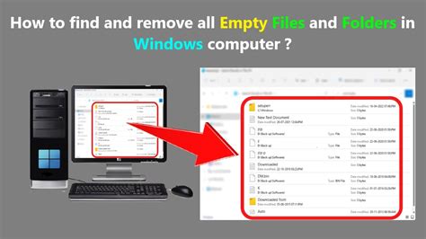 How To Find And Remove All Empty Files And Folders In Windows Computer Youtube