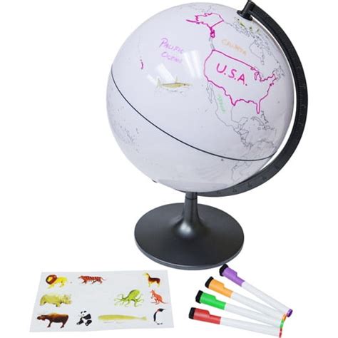 Elenco 11 Color My World Globe With Stickers
