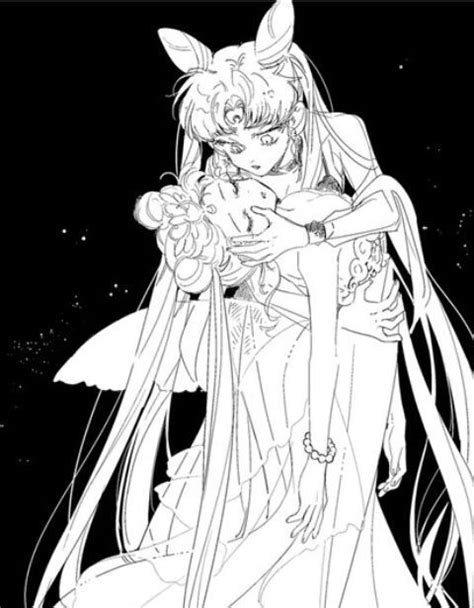 Imágenes de Sailor Moon Terminada Black Lady y Serenity Marinero manga luna Sailor moon