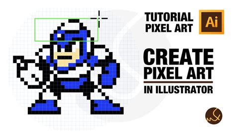 Creating Pixel Art In Illustrator Pixel Art Digital A