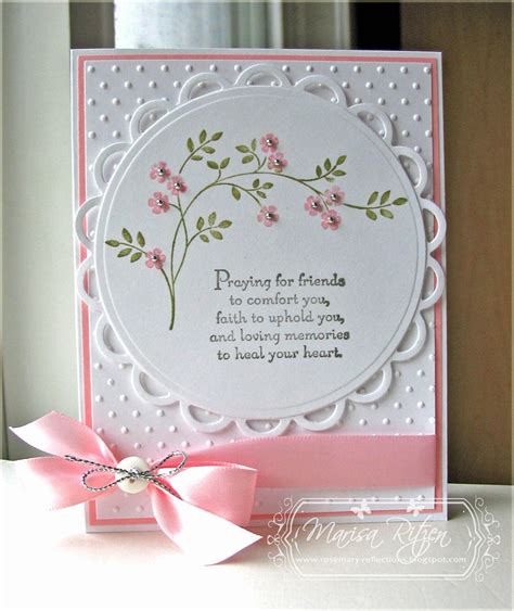 Rosemary Reflections A Simple Sympathy Card