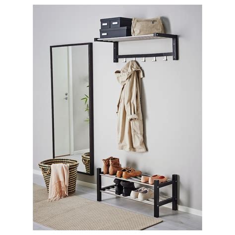 Tjusig Shoe Rack Black 31 18 Ikea